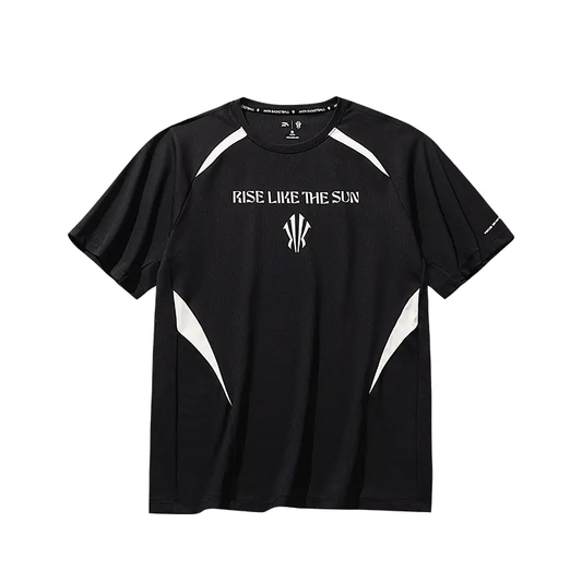 ANTA KAI Rise Like The Sun Performance Black T-Shirt