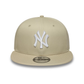 NEW ERA New York Yankees MLB League Essential Light Beige 9FIFTY Snapback Adjustable Cap
