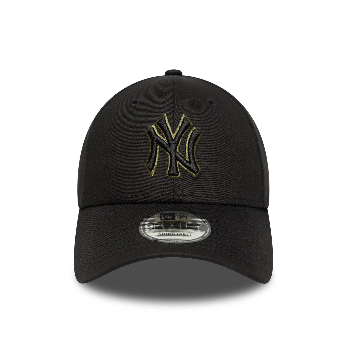 NEW ERA New York Yankees MLB Team Outline Black 9FORTY Adjustable Cap