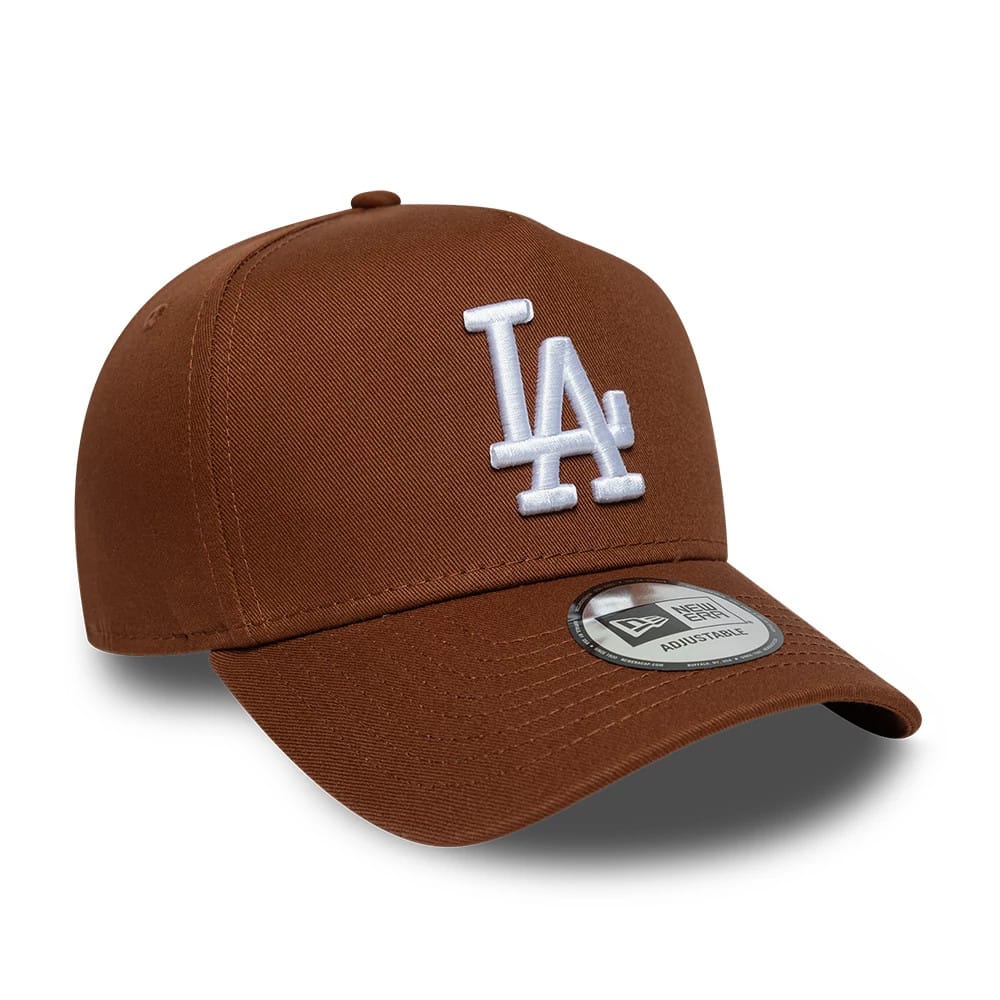 NEW ERA LA Dodgers MLB League Essential Brown 9FORTY E-Frame Adjustable Cap