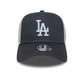 NEW ERA LA Dodgers MLB League Essential Grey 9FORTY A-Frame Trucker Adjustable Cap