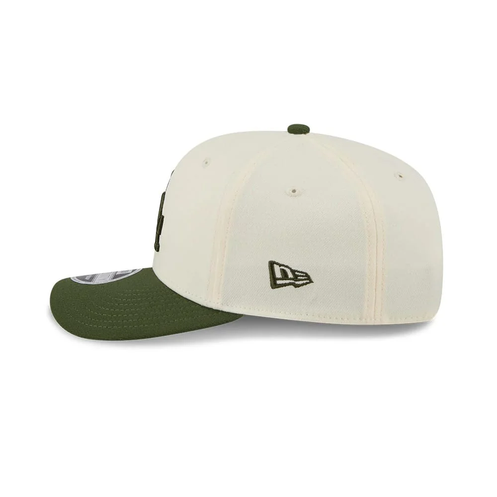NEW ERA LA Dodgers MLB Rifle Green 9SEVENTY Stretch Snap Adjustable Cap