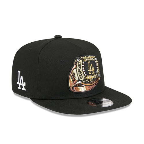 NEW ERA LA Dodgers MLB Ring Black 9FIFTY A-Frame Snapback Adjustable Cap