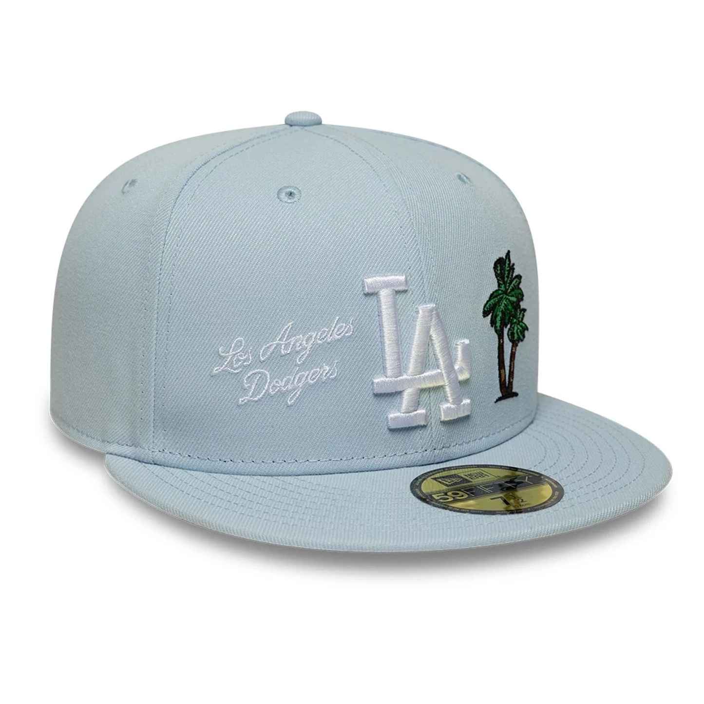 NEW ERA LA Dodgers MLB City Icon Pastel Blue 59FIFTY Fitted Cap