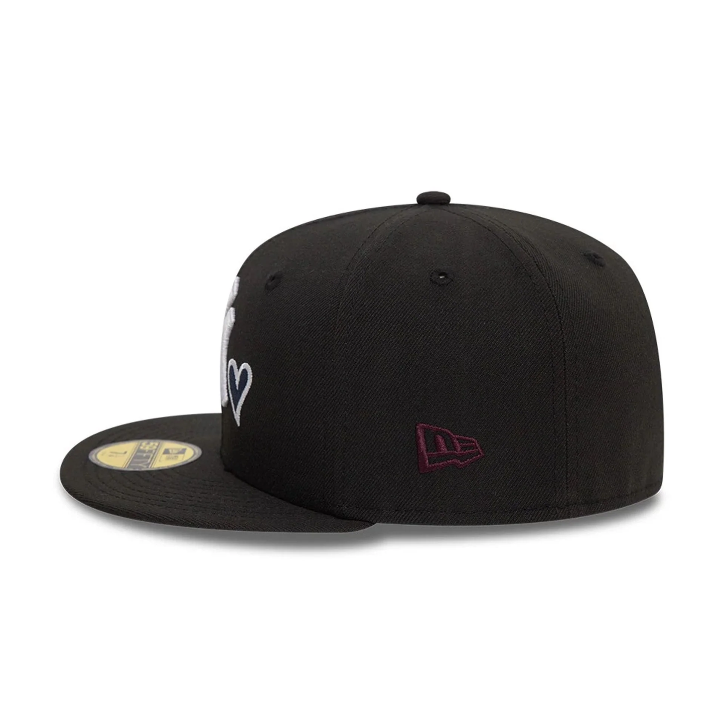NEW ERA New York Yankees MLB Heart Icon Black 59FIFTY Fitted Cap