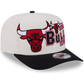NEW ERA Chicago Bulls NBA Classic White 9FIFTY A-Frame Snapback Adjustable Cap