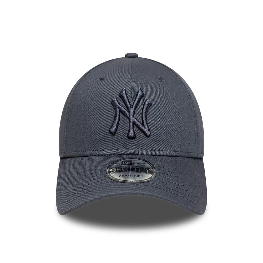 NEW ERA New York Yankees MLB League Essential Grey 9FORTY Adjustable Cap