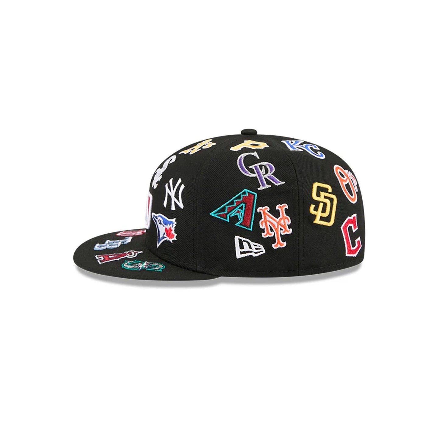 NEW ERA MLB All Over Black 59FIFTY Fitted Cap