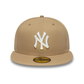 NEW ERA New York Yankees MLB League Essential Light Beige 59FIFTY Fitted Cap
