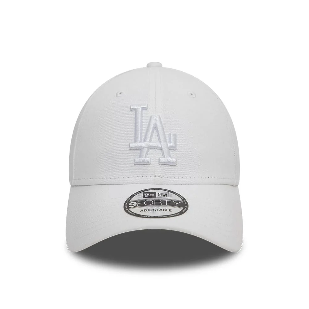 NEW ERA LA Dodgers League Essential White 9FORTY Adjustable Cap