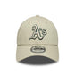 NEW ERA Athletics MLB Team Outline Cream 9FORTY Adjustable Cap