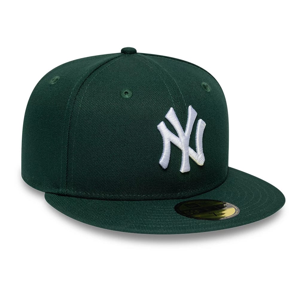 NEW ERA New York Yankees MLB League Essential Dark Green 59FIFTY Fitted Cap