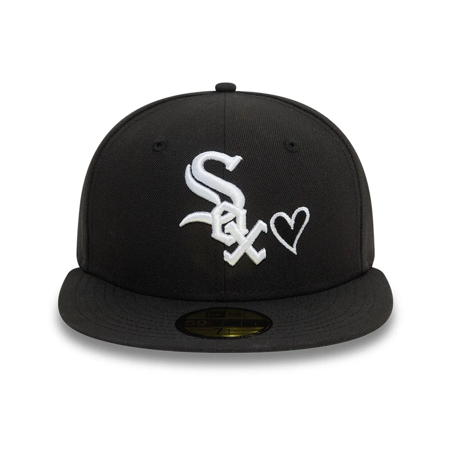 NEW ERA Chicago White Sox MLB Heart Icon Black 59FIFTY Fitted Cap