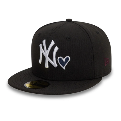 NEW ERA New York Yankees MLB Heart Icon Black 59FIFTY Fitted Cap