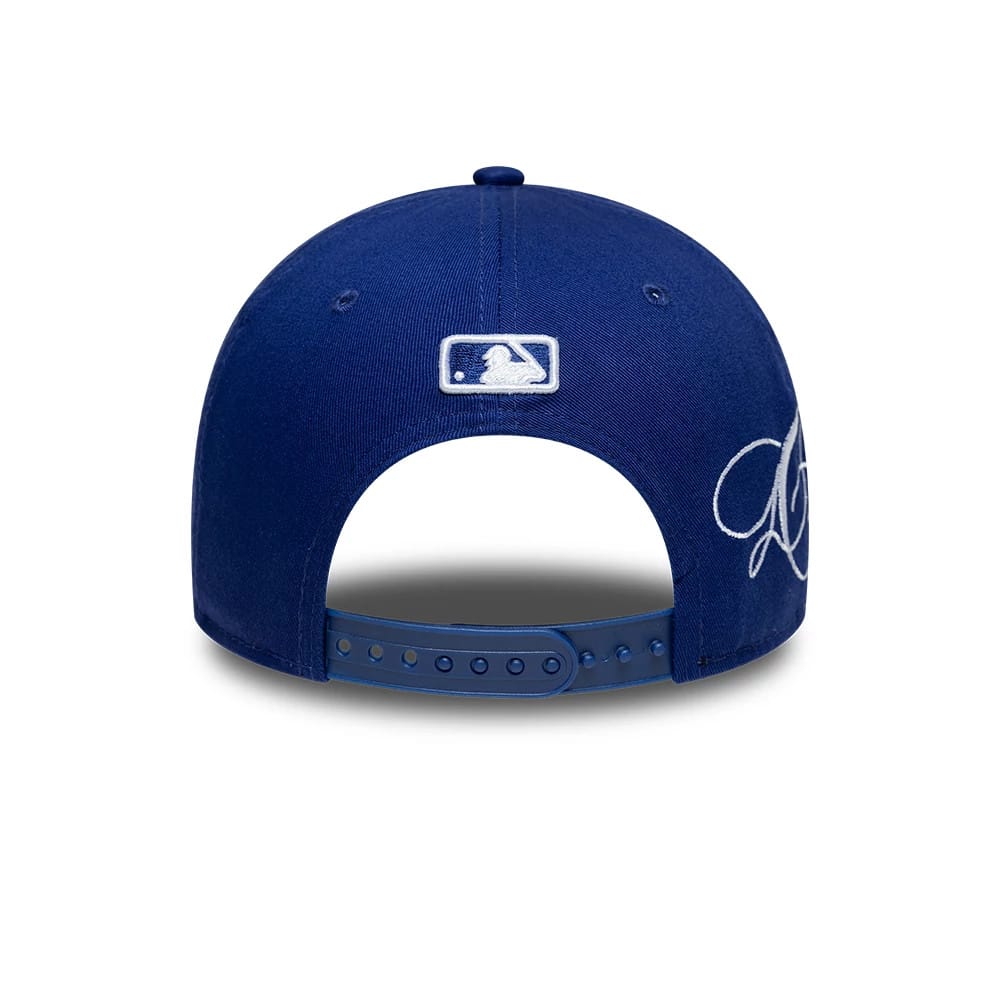 NEW ERA LA Dodgers MLB Side Script Dark Blue 9FORTY M-Crown Adjustable Cap