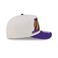 NEW ERA LA Lakers NBA Classic White 9FIFTY A-Frame Snapback Adjustable Cap