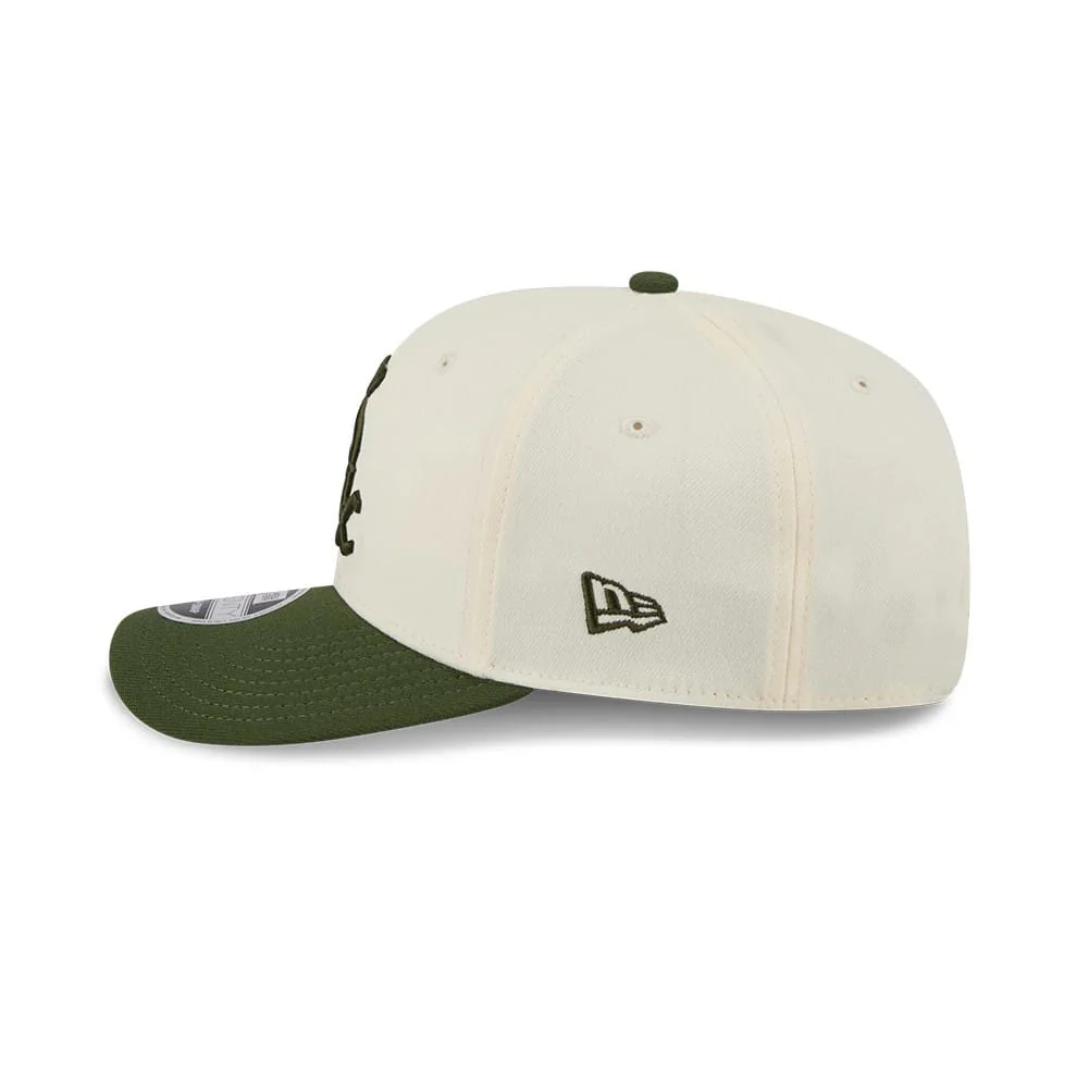NEW ERA White Sox MLB Rifle Green 9SEVENTY Stretch Snap Adjustable Cap