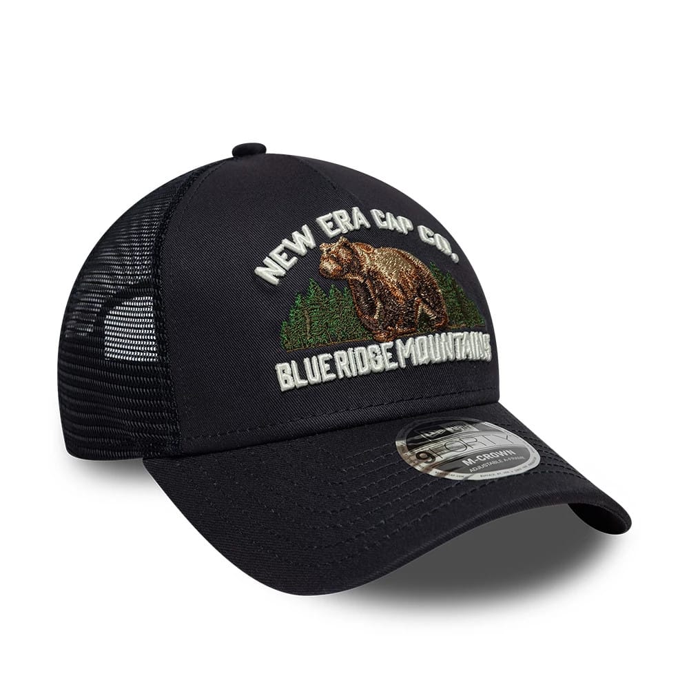 NEW ERA New Era Graphic Navy 9FORTY M-Crown A-Frame Trucker Adjustable Cap