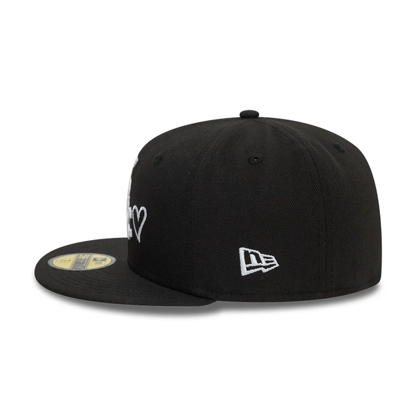 NEW ERA Chicago White Sox MLB Heart Icon Black 59FIFTY Fitted Cap