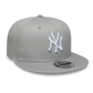NEW ERA New York Yankees MLB League Essential Grey 9FIFTY Snapback Adjustable Cap