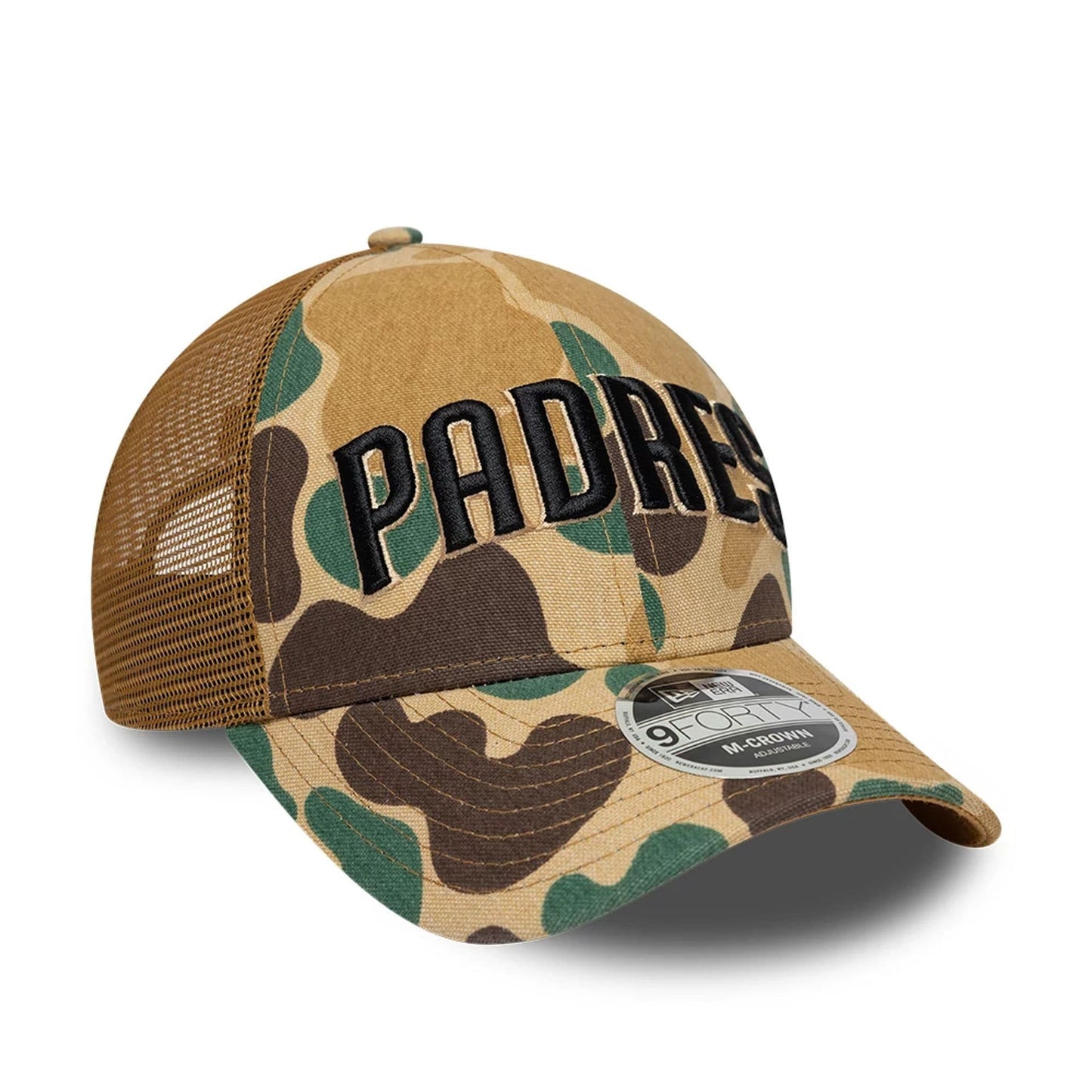 NEW ERA San Diego Padres MLB Wordmark Duck Camo 9FORTY M-Crown Adjustable Cap