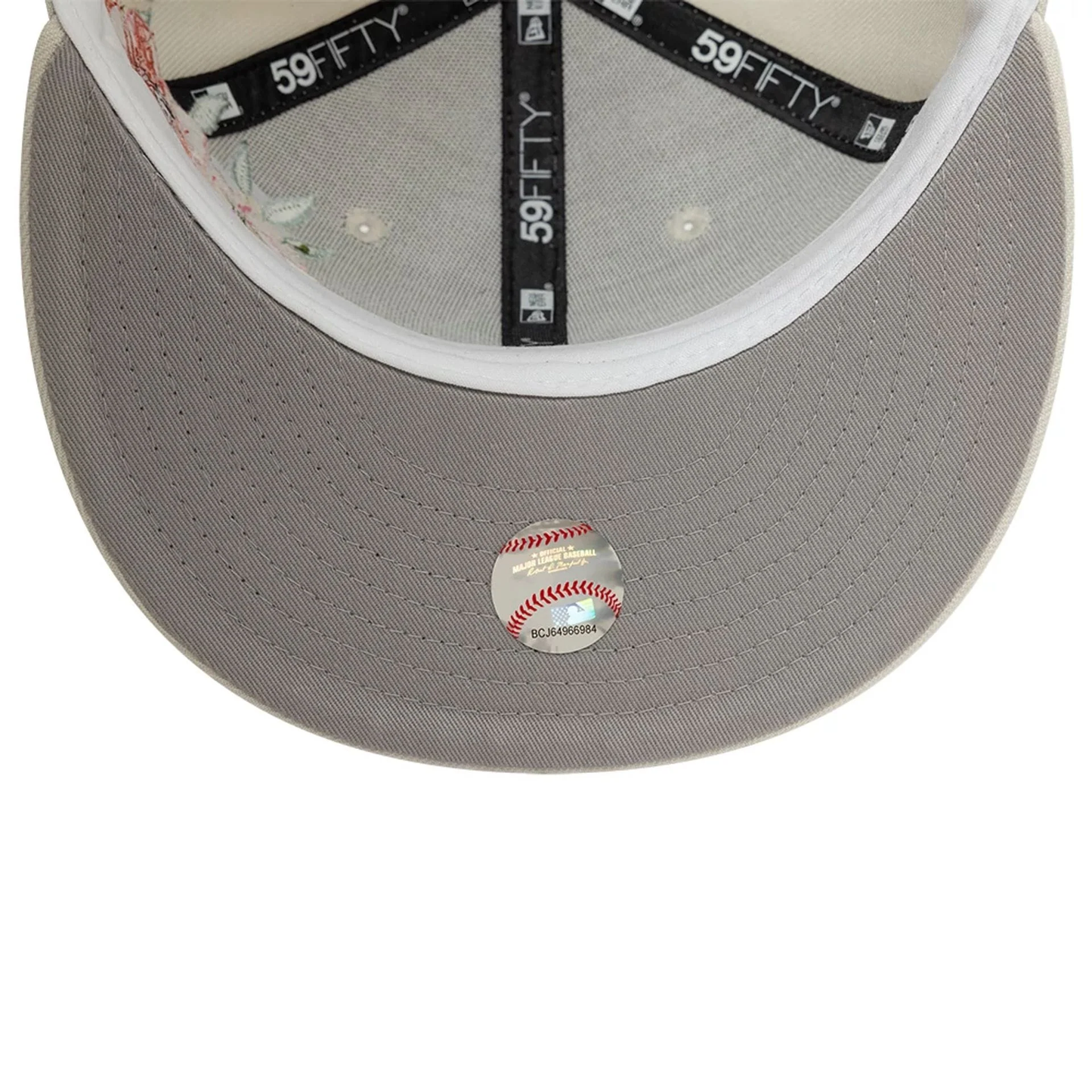 NEW ERA New York Yankees MLB Floral Light Beige 59FIFTY Fitted Cap