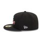 NEW ERA Atlanta Braves MLB Heart Icon Black 59FIFTY Fitted Cap