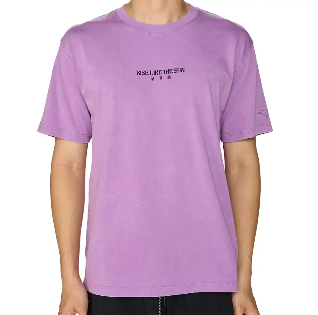 ANTA KAI Rise Like The Sun Washed Purple T-Shirt