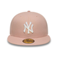 NEW ERA New York Yankees MLB League Essential Pastel Pink 59FIFTY Fitted Cap