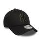 NEW ERA New York Yankees MLB Team Outline Black 9FORTY Adjustable Cap