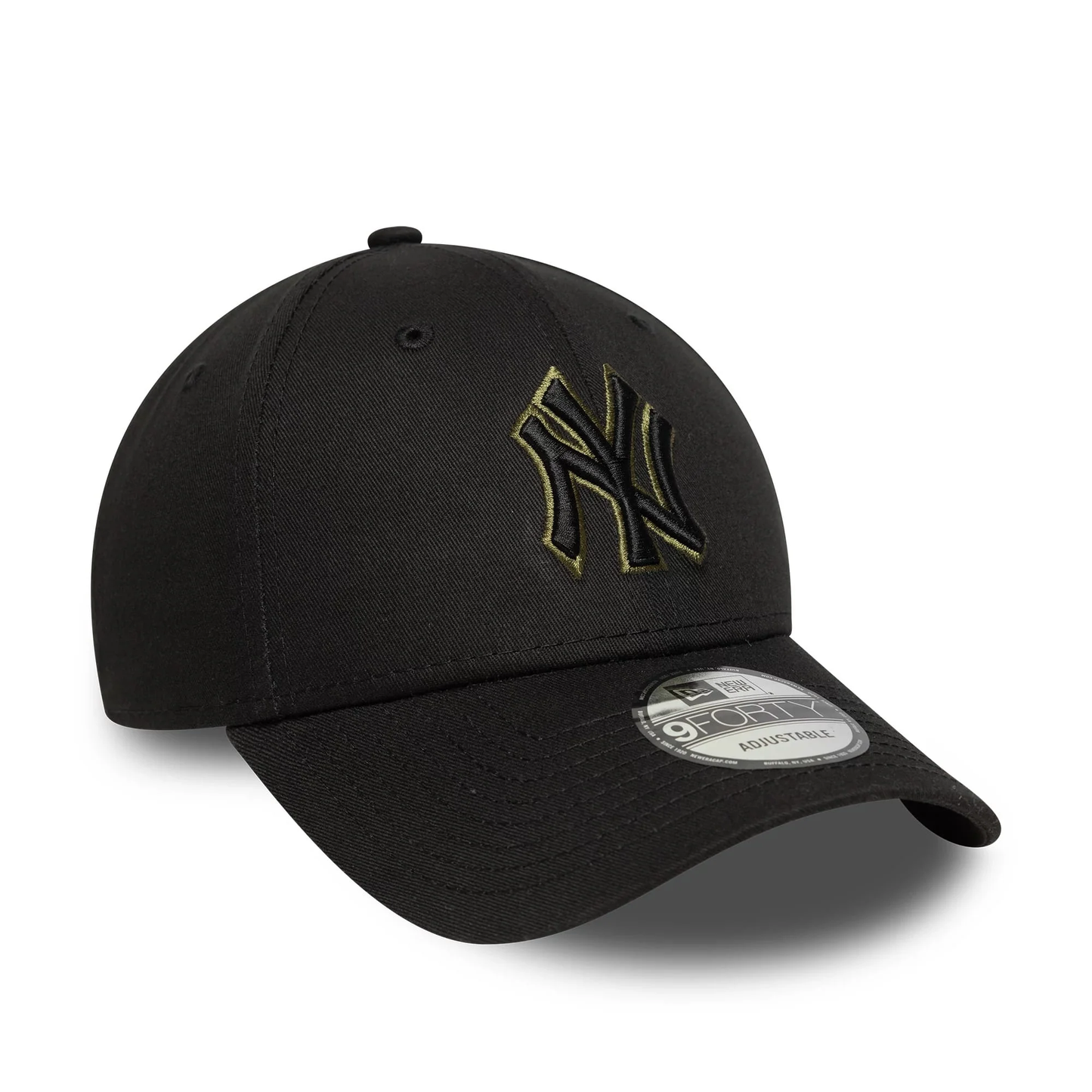 NEW ERA New York Yankees MLB Team Outline Black 9FORTY Adjustable Cap