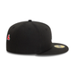 NEW ERA Atlanta Braves MLB Heart Icon Black 59FIFTY Fitted Cap