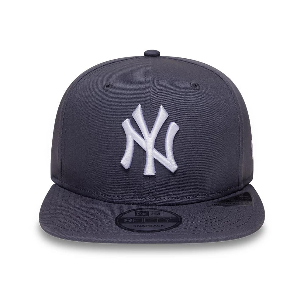 NEW ERA New York Yankees MLB League Essential Grey 9FIFTY Snapback Adjustable Cap