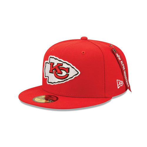 NEW ERA Kansas City Chiefs x Alpha Industries Red 59FIFTY Fitted Cap
