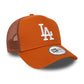 NEW ERA LA Dodgers League Essential Brown Trucker Cap