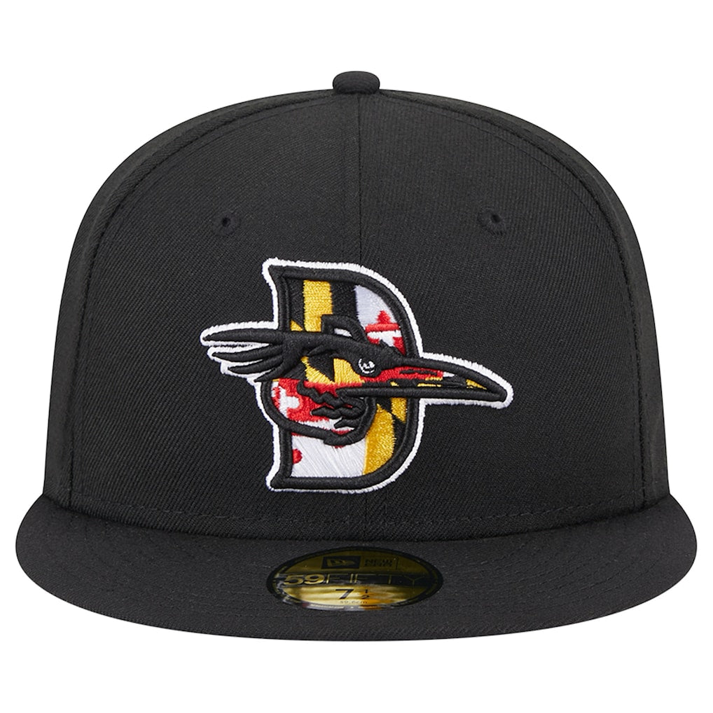New Era Delmarva Shorebirds  59FIFTY Maryland Pride TNC On-Field Fitted Cap