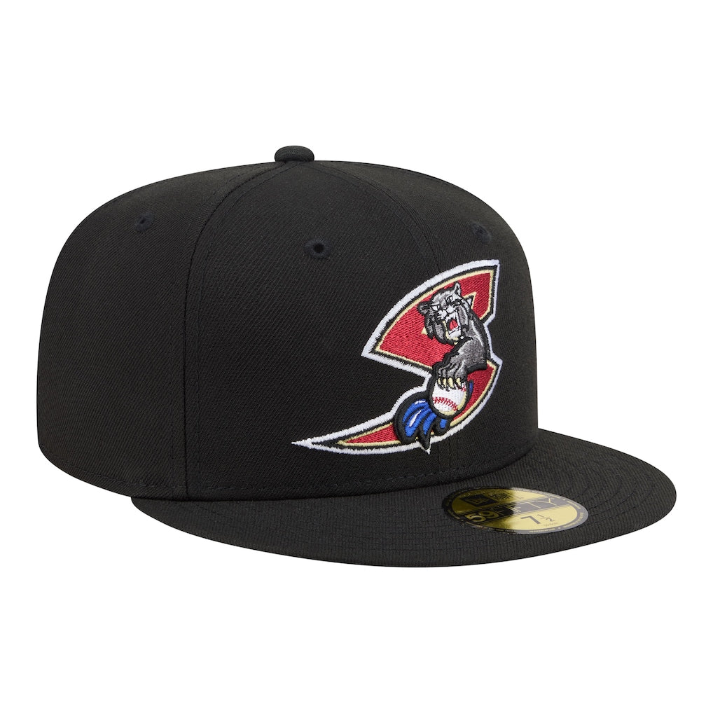 New Era Sacramento River Cats Black Minor League Theme Nights 59FIFTY Fitted Hat