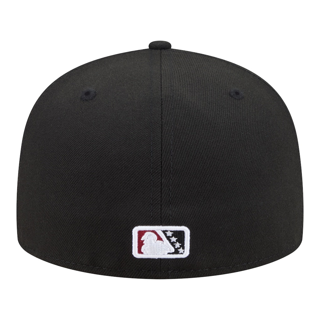 New Era Sacramento River Cats Black Minor League Theme Nights 59FIFTY Fitted Hat
