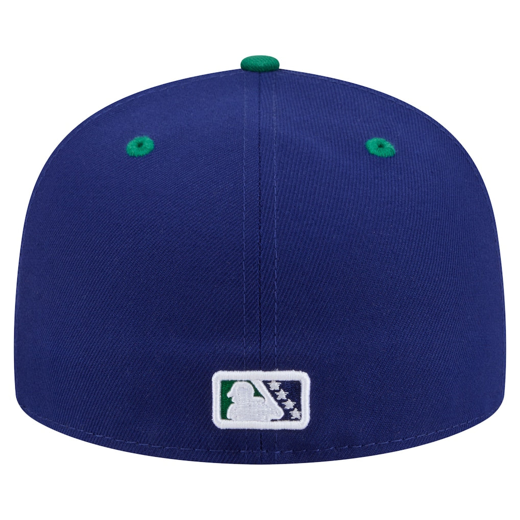 New Era Hartford Yard Goats Dark Blue Minor League Theme Nights 59FIFTY Fitted Hat