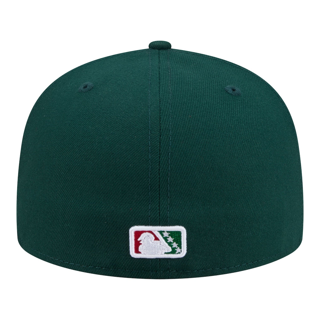 New Era Jersey Shore BlueClaws Dark Green Minor League Theme Nights 59FIFTY Fitted Hat