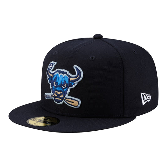 Men's Salem Ridge Yaks New Era Navy Authentic Collection 59FIFTY Fitted Hat