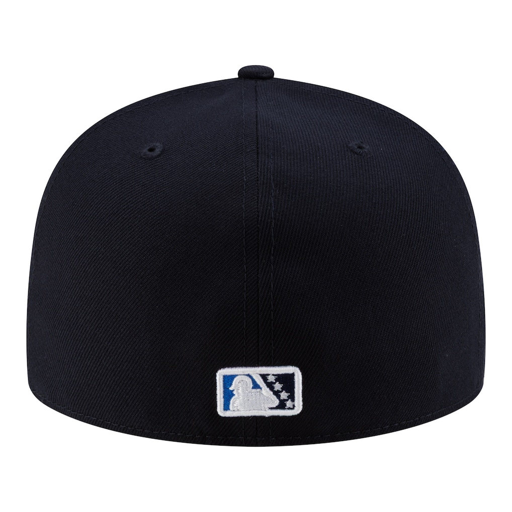 Men's Salem Ridge Yaks New Era Navy Authentic Collection 59FIFTY Fitted Hat