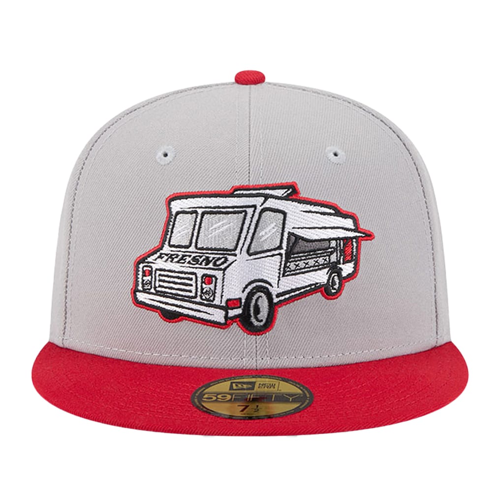 New Era Fresno Grizzlies Grey Theme Nights 59FIFTY Fitted Hat
