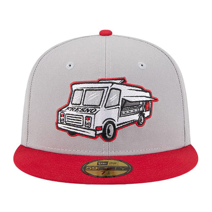 New Era Fresno Grizzlies Grey Theme Nights 59FIFTY Fitted Hat