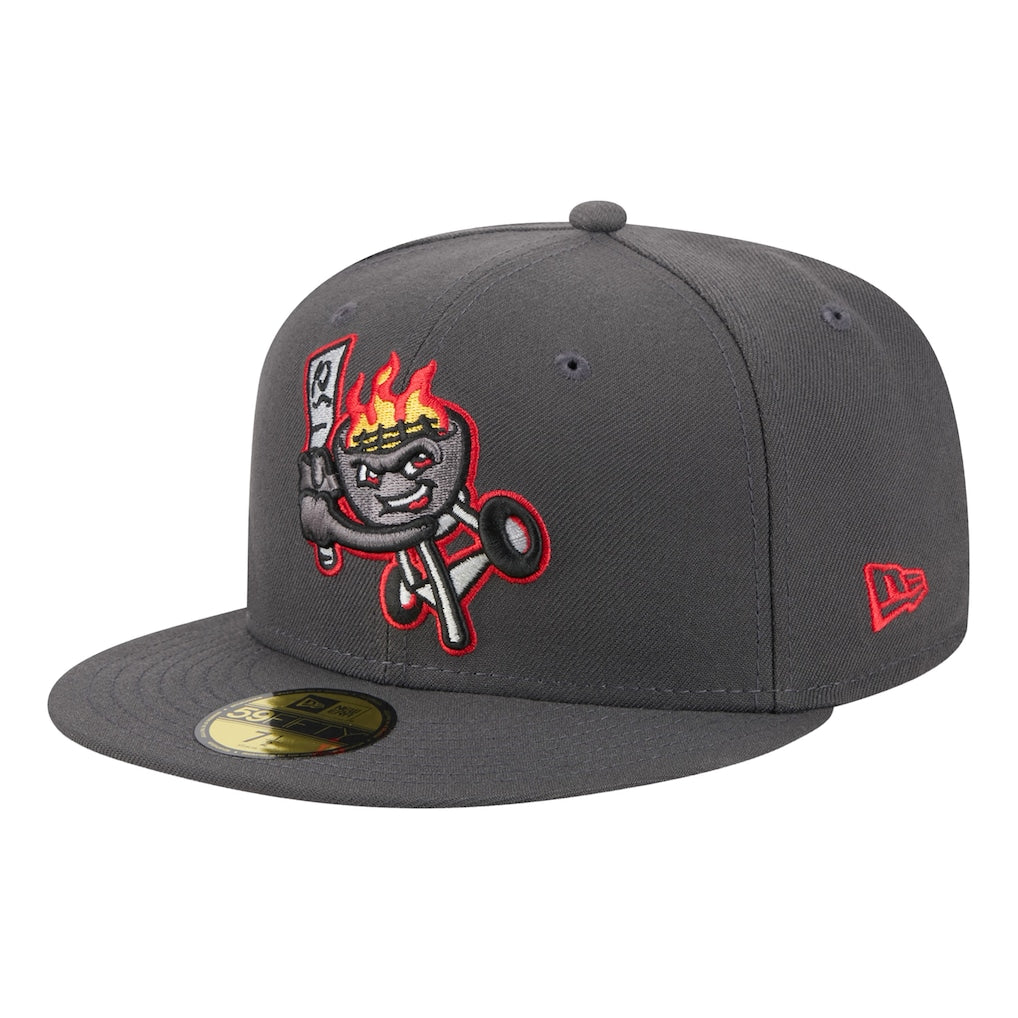 New Era Rancho Cucamonga Quakes Grey Theme Nights 59FIFTY Fitted Hat