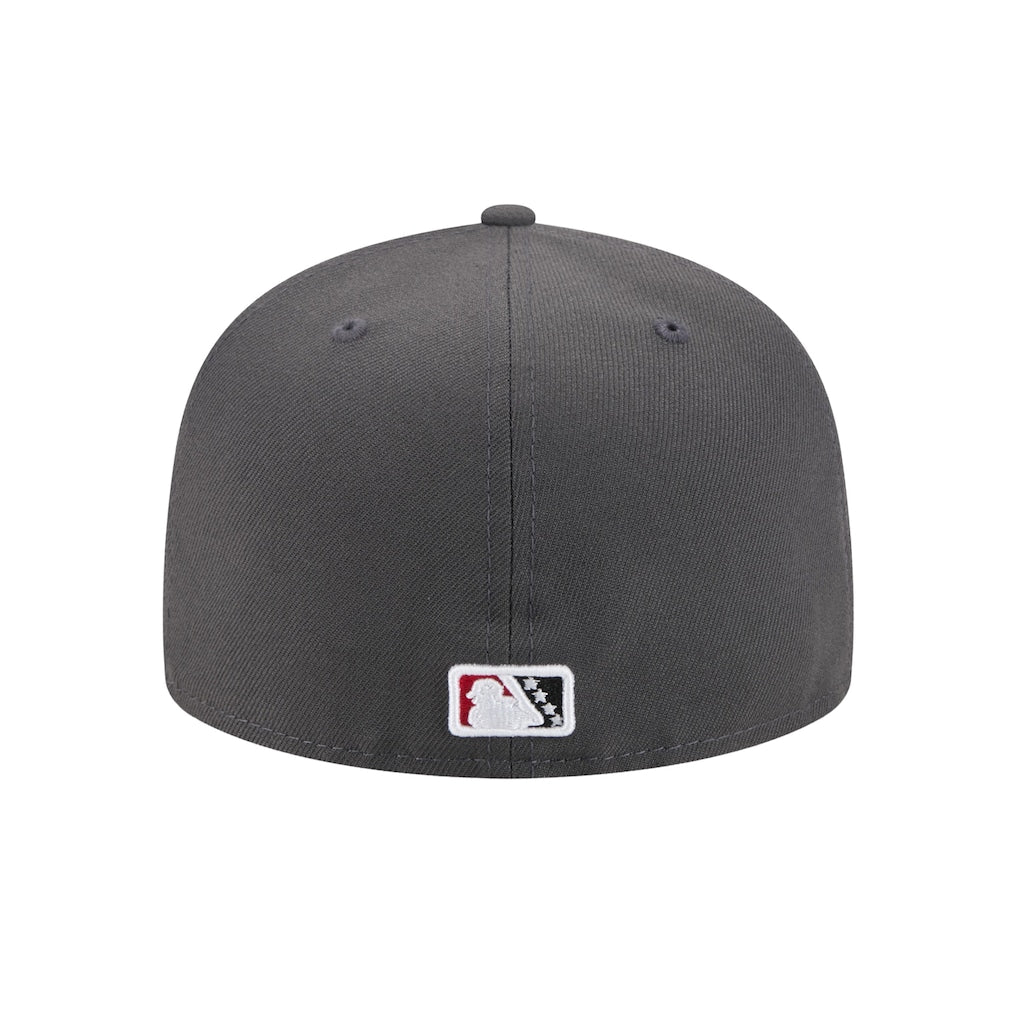 New Era Rancho Cucamonga Quakes Grey Theme Nights 59FIFTY Fitted Hat