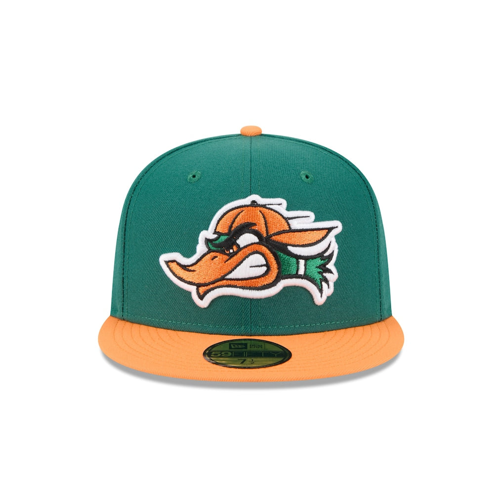 New Era Arkansas Travelers Green Theme Nights 59FIFTY Fitted Hat