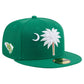 New Era Myrtle Beach Pelicans Green Theme Nights 59FIFTY Fitted Hat