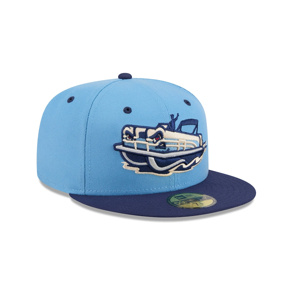 New Era Great Lakes Loons Light Blue Theme Nights 59FIFTY Fitted Hat