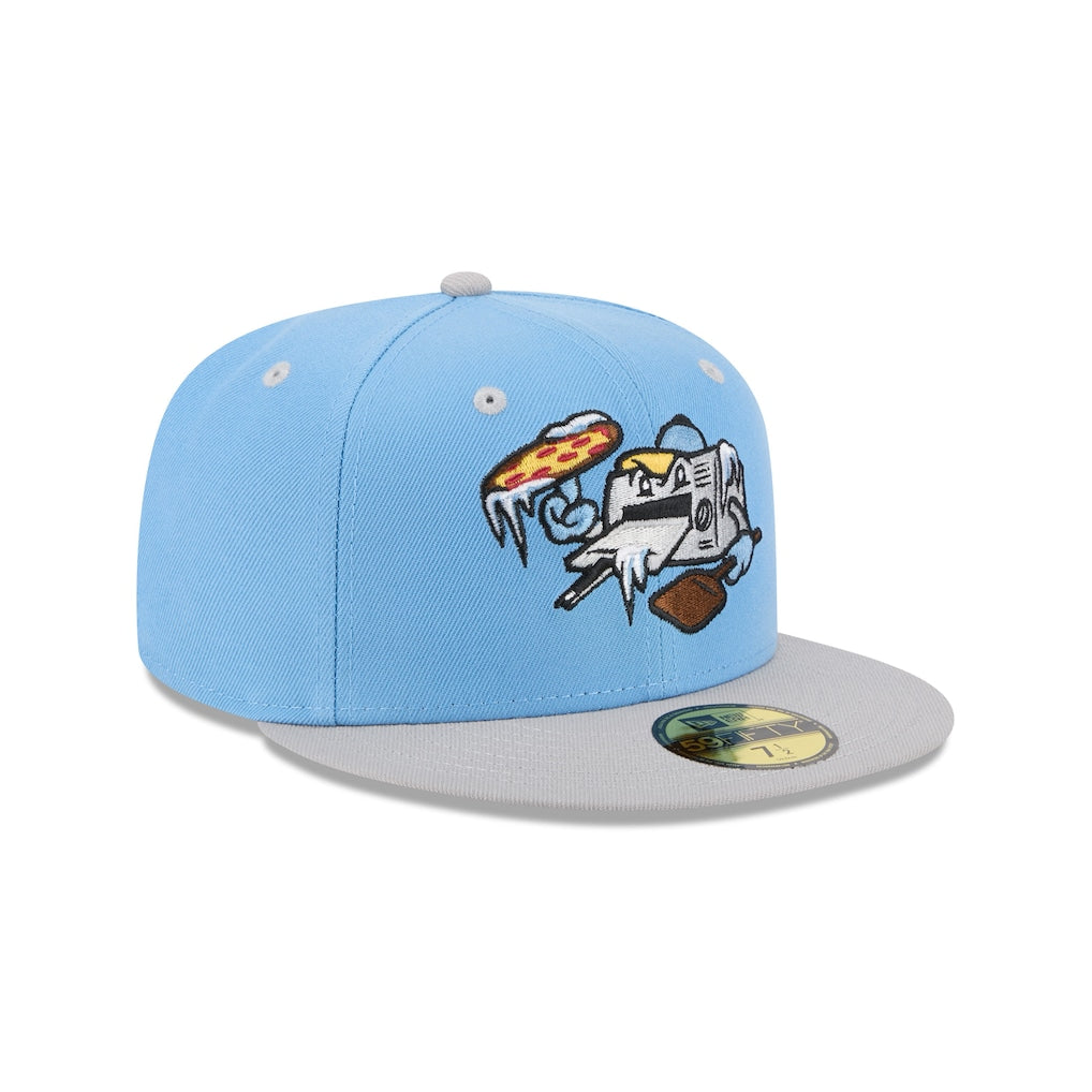New Era Wisconsin Timber Rattlers Light Blue Theme Nights 59FIFTY Fitted Hat